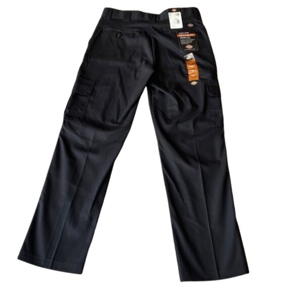 Dickies Cargo Pant Regular Fit Straight Leg Workwear Men's 34x32 Black WP595 NWT - Picture 8 of 10